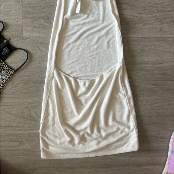Terry Cloth Mini Halter Dress - Picture 3 of 6